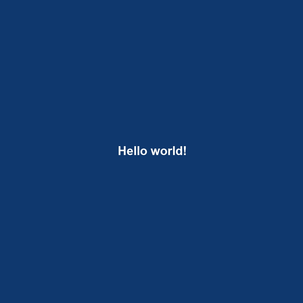 Hello world!